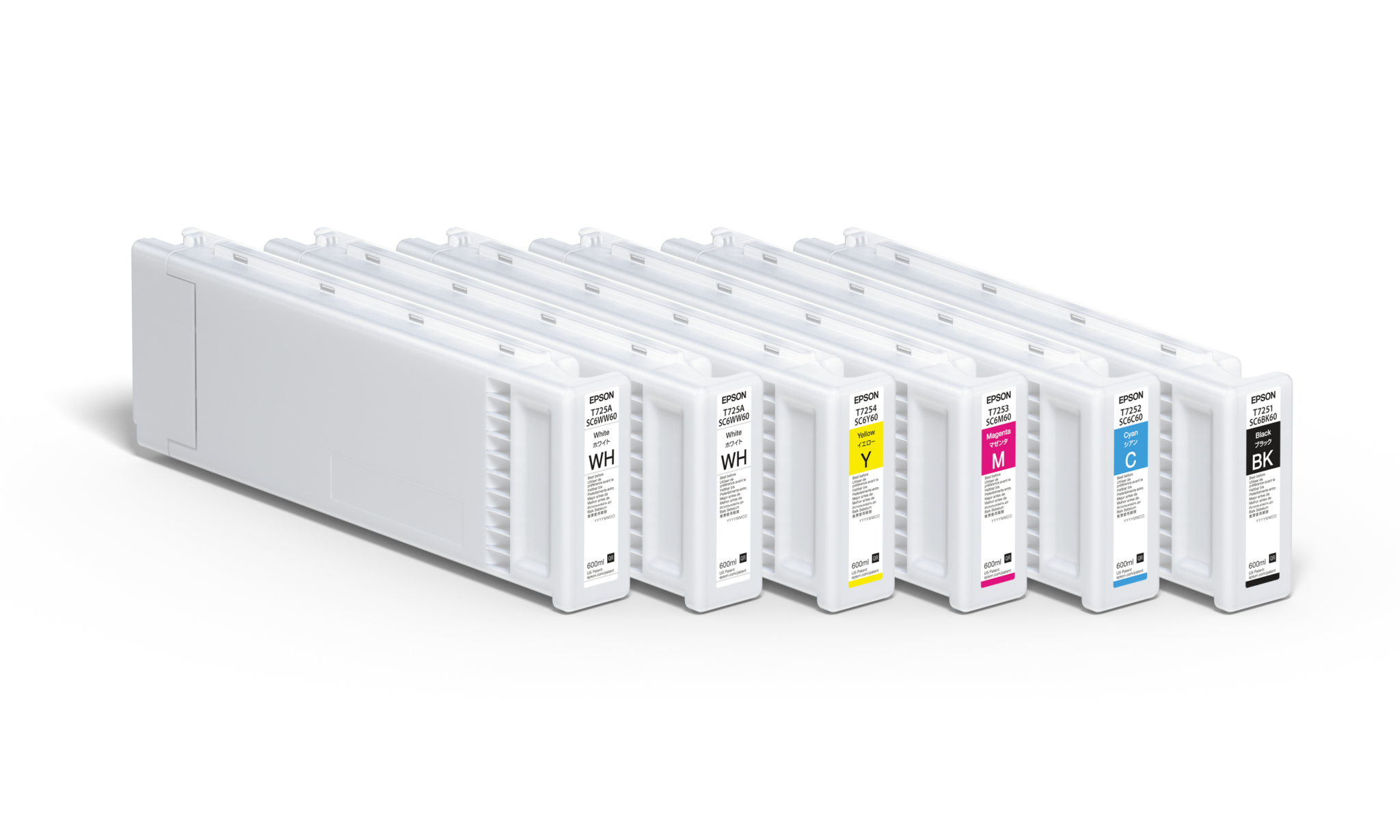 Epson DTG Ink UltraChrome Cartridge 600ML For F2000/F2100 DTG Connection