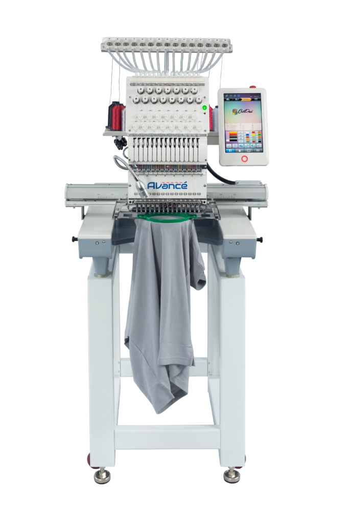 Advance 1501C Commercial Embroidery Machine DTG Connection