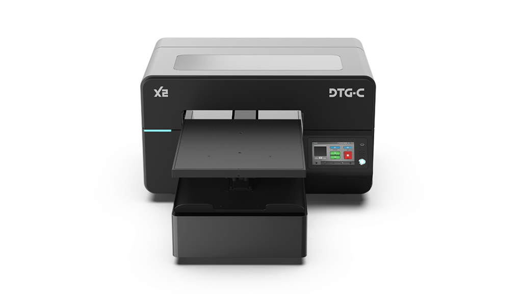 DTG C X2 DTG Printer Front High Angle Screen On Web