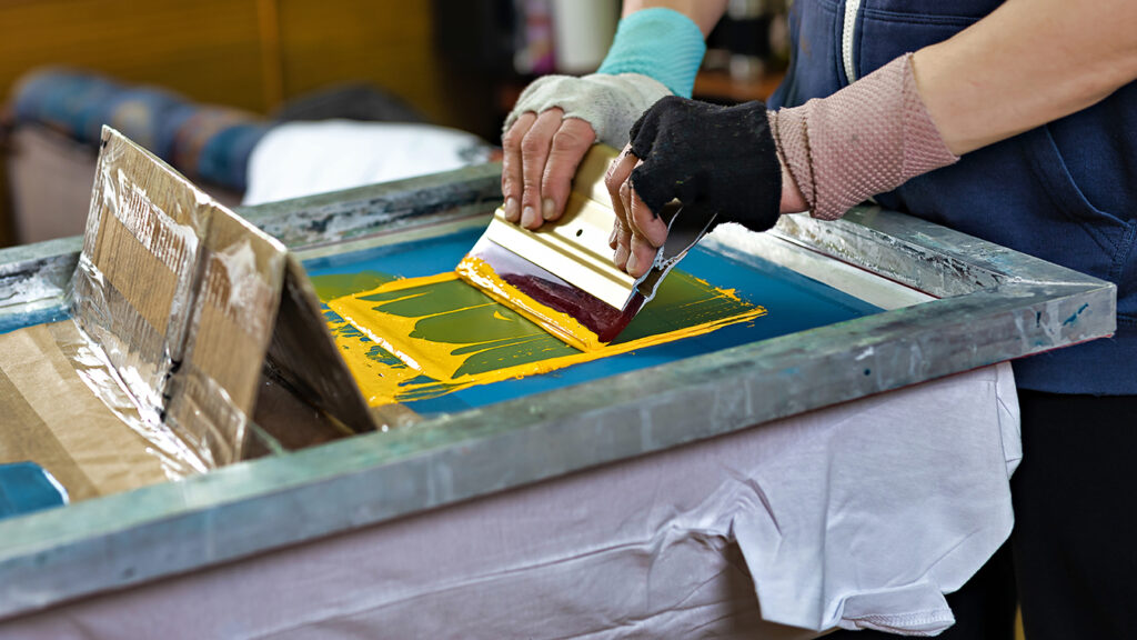 Screen Print Process