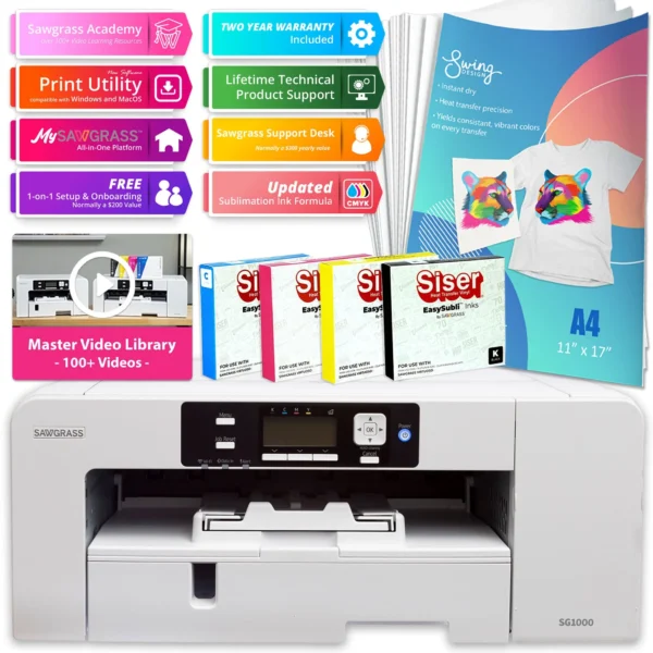 Sawgrass Virtuoso SG1000 Sublimation Printer & Ink Bundle